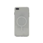 iPhone 7 Plus ve 8 Plus ile Uyumlu MagSafe ile uyumlu Özellikli Şeffaf Manyetik Kılıf Kablosuz Şarj Desteği