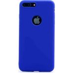 iPhone 8 Plus Kılıf Esnek Yapılı Ince Slim Silikon Kapak Ryc/premier - Lacivert