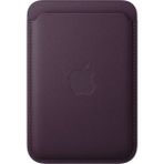 iPhone ile Uyumlu Magsafe Destekli Logolu Suni Deri Cüzdan Kartlık - Mor