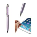 iPhone iPad Samsung Sony Htc Için Mor Bling Yapay Elmas Kapasitif Dokunmatik Kalem ve Tükenmez Kalem (Yurt Dışından)