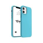 iPhone Kılıf İnce Sıvı Silikon 3 Katmanlı Tam Kaplamalı Yumuşak Jel Kauçuk Kılıf Kapak (Açık Cam Göbeği, iPhone 11)
