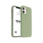 iPhone Kılıf İnce Sıvı Silikon 3 Katmanlı Tam Kaplamalı Yumuşak Jel Kauçuk Kılıf Kapak (Fıstık Yeşili, iPhone 11)