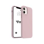 iPhone Kılıf İnce Sıvı Silikon 3 Katmanlı Tam Kaplamalı Yumuşak Jel Kauçuk Kılıf Kapak (Kapalı Lila, iPhone 11)