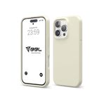iPhone Kılıf İnce Sıvı Silikon 3 Katmanlı Tam Kaplamalı Yumuşak Jel Kauçuk Kılıf Kapak (Krem (39), iPhone 16 Pro)