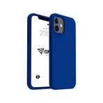 iPhone Kılıf İnce Sıvı Silikon 3 Katmanlı Tam Kaplamalı Yumuşak Jel Kauçuk Kılıf Kapak (Saks, iPhone 11)