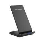 iPhone Şarj Aleti Kablosuz Şarj Telefon Standı Kablosuz Şarj iPhone Android Uyumlu 30Watt Destekli Siyah
