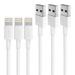 iPhone Şarj Cihazı AUNC 3 PAKET 6 Feet Uzun Şimşek USB Şarj Kablosu Hızlı Konektör Veri Senkronizasyon Kablosu iPhone 11 / Xs Max/X/8/7/Plus/6S/6/SE/5S iPad ile Uyumlu.