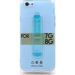 İphone Se3-Se2 İphone 8-7 Kılıf Selfie Yüzüklü Şeffaf Silikon Kılıf-(5775)