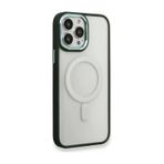 İphone Uyumlu 14 Pro Kılıf Room Magneticsafe Silikon - Köknar Yeşili