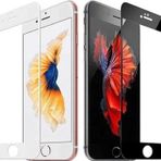 Iphone Uyumlu 6 Plus Tam Kaplayan Kırılmaz Cam Koruyucu 5d 9d Siyah