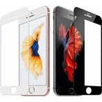İphone Uyumlu 6Plus Seramik Tam Kaplayan Kırılmaz Cam Koruyucu 5d 9d Beyaz