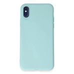 İphone X Kılıf First Silikon - Turkuaz