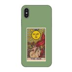 iPhone X The Sun Tarot Yeşil Telefon Kılıfı, consrainnn83787647