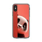 iPhone X Uyumlu Şeffaf Kılıf 4 Peluş Panda Tasarımlı
