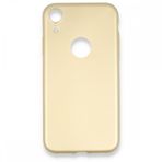 İphone Xr Kılıf First Silikon - Gold