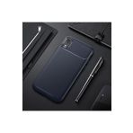 iPhone XR Kılıf Negro Karbon Görünümlü Silikon Kapak + Ekran Koruma 5939