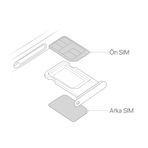 Iphone XR Sim Kart Tepsisi
