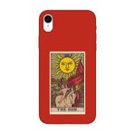iPhone XR The Sun Tarot Kırmızı Telefon Kılıfı