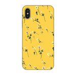 Iphone Xs Çiçekli Sarı Telefon Kılıfı, consrainnn83787390