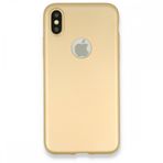İphone Xs Kılıf First Silikon - Gold