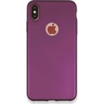 İphone Xs Kılıf First Silikon - Mürdüm