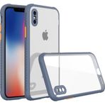 İphone Xs Kılıf Miami Şeffaf Silikon - Gri