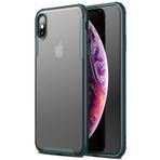 İphone Xs Max 6.5 Kılıf Köşe Korumalı Arkası Mat Buzlu Sert Kapak Volks
