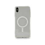 iPhone Xs Max ile Uyumlu MagSafe ile uyumlu Özellikli Şeffaf Manyetik Kılıf Kablosuz Şarj Desteği