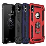iPhone XS Max Kılıf Panzer Ring Tam Koruma Arka Kapak