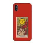 iPhone XS The Sun Tarot Kırmızı Telefon Kılıfı, consrainnn83787099