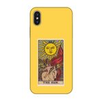 iPhone XS The Sun Tarot Sarı Telefon Kılıfı, consrainnn83787507