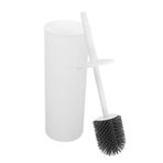 iplusmile 1 Takım Tuvalet Fırçası Seti Temizlik Fırçası Banyo Tas Klozet Fırçası Silikon Tuvalet Fırçası Ev Gereçleri Bodur Ev Küvet Temizleme Araçları Kase Temizleyiciler Beyaz Plastik
