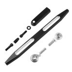 iplusmile 1 Takım Vites kolu motosiklet kuyruk lambası debriyaj ve fren kolu vites değiştirici kir bisiklet değiştirici motosiklet bacak ısıtıcıları alüminyum alaşım Black