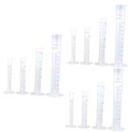iplusmile 12 Adet kademeli ölçüm hidrometre test tüpü mezun test tüpü ölçme sıvı ölçüm kapları ölçüm silindiri 100ml dereceli ölçüm silindiri ambalaj Ayarlamak ölçüm kovası beher çocuk alet