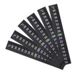 iplusmile 1Set Sıcaklık Renk Bozulması Çıkartmaları Beyaz Fiş Ayar Çıkartmaları Akvaryum Çıkartmaları Su Tankı Çıkartmaları Hayvan Çıkartmaları Çarpma Plakası Büyük Delik Kumbara Fişi Siyah