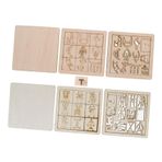 iplusmile 2 Set Hareketli Tip Oyuncak Kids DIY Bilim Deney Kiti Eğitim Ahşap Çin Karakter Öğrenme Kurulu Aile Eğlenceli Kök Öğrenimi