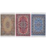 iplusmile 3 Parça Bebek Evi Kilim Kapı Ayakkabı Matı Dokuma Bebek Evi Halısı Bebek Evi Aksesuarları 1/12 Minyatür Mobilya Oyuncak Ev Sahne Modeli Oyuncak Ev Kilim Dokumak Türkiye Çocuk Bez