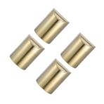 iplusmile 4 Adet Paslanmaz Çelik Çöp Tenekesi Küçük Çöp Sepeti Araba Bebek Bezi Komidin Çanta Kreş Kutusu Koltuk Kulp Organik Gübre Zırva Ön Sensör Akıllı Halletmek Paslanmaz Çelik Golden