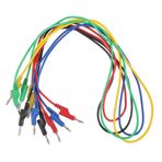 iplusmile 5 Adet muz fişi power supply kaplama Kabloyu yeniden bağlayın Sayaç test hattı Testere kabloları elektrik multimetre için test kabloları çıkış kiti prob test ucu test probları pvc