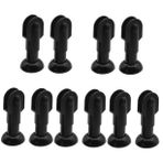 iplusmile 5 Takım Banyo Bölmesi Aksesuarları Çıkarılabilir Koltuk Tutar Klozet Kapağı Klozet Bide Yumuşak Yakın Klozet Bide Klozet Temizleyiciler Kulp Tuvalet Bide Naylon Black 2 Adet * 5
