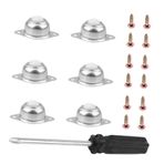 iplusmile 6 Adet teker kamyon haddeleme arabası el arabası makine taşınabilir kurutucu el sanatları sepeti oyuncak araba yardımcı araba naylon Silver