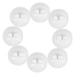 iplusmile 8 Adet fırçası depolama rafı havlular için banyo kancaları duvar için duş jilet tutucusu vantuzlu fırçası tutacağı kanca için duvar Silika jeli beyaz