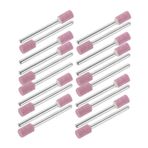 iplusmile Ergonomik 6mm Taş Taşlama Ucu 50 Adet Metal Cam için Hassas Taşlama Taşı için Zımpara Matkap Uçları