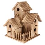 iplusmile Kuş Yuvası Adornos Para Dış Dekorasyon Ev Aksesuarları Muhabbet Kuşları Evi Sıçan Kale Kafesi Hamster Oyun Alanı Oyuncak Açık Kuşlar Aksesuarları Çocuk Eğitici Ahşap Oyuncak