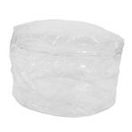 iplusmile Stuffed Animal Storage Bean Bag Chair Cover Transparent Round Organizer Sofa For Plush Toys Without Filling Compact DIY Assembly For Bedroom And Dorm Use