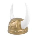 iplusmile Viking Şapkası: Yetişkin Ortaçağ Miğferi Boynuzlu Kafatasları Desenli - Plastik Şeytan Başlığı - Korsan Şapkası - Cosplay Kostüm Aksesuarları Çocuklar İçin Oyun Partisi