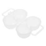iplusmile yumurta kartonu kare fritöz el yumurta kartonları ev hava fritöz Taşınabilir yumurta kutusu Kamp yumurta kabı yürüyüş için yumurta paketleme yumurta tepsisi plastik Transparent
