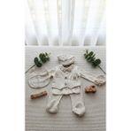 IQ Baby Erkek Bebek Hastane Çıkış Altılı Fil Desen Yelekli - 0 - 3 Ay - Krem