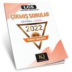 IQ Yayınları 8. Sınıf LGS 2022 Sayısal Sözel Çıkmış Sorular Tıpkı Basım IQ Yayınları