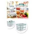 IRAK PLASTİK Fresh Box Kombi Set Saklama Kabı 8 Parça